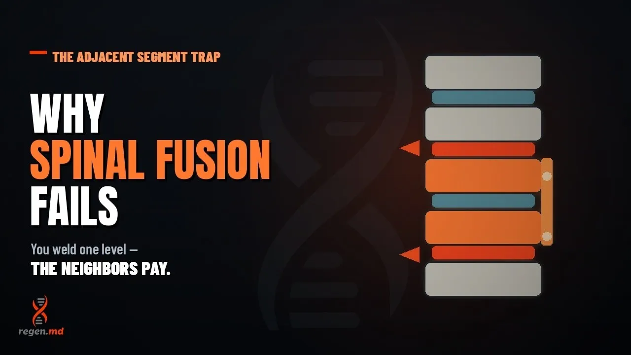 The Adjacent Segment Trap: Why Spinal Fusion Fails — video thumbnail